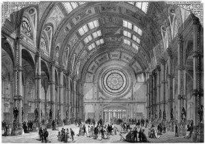 A Central Hall, Alexandra Palace, London, 1875 alkotó: Unbekannt