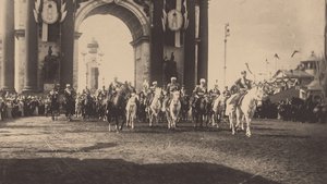 Miklós ünnepélyes bevonulása Moszkvába 1896. május 9-én alkotó: Unbekannt