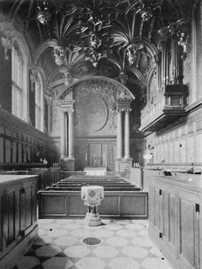 A kápolna, Hampton Court Palace, 1903 alkotó: Unbekannt