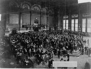 A Chicago Board of Trade ülése, c. 1900 alkotó: Unbekannt