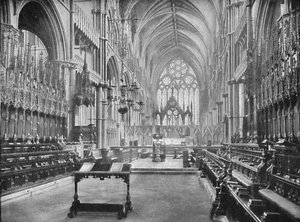 Kórus, Lincoln Cathedral, 1902 alkotó: Unbekannt