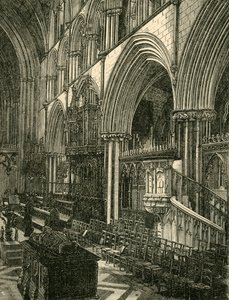 A worcesteri székesegyház kórusa, 1898. alkotó: Unbekannt