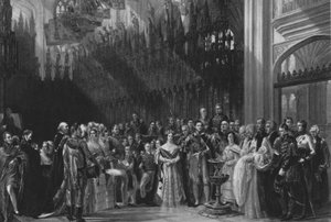 A walesi herceg keresztelője, 1842. január 25., 1901. alkotó: Unbekannt