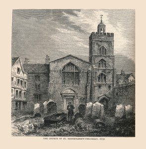 A Szent Nagy Bertalan-templom, 1737 alkotó: Unbekannt