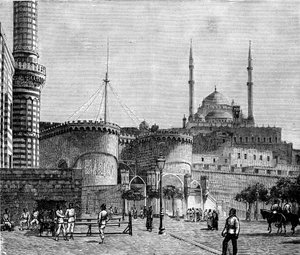 A Citadella, Kairó, Egyiptom, 1900 alkotó: Unbekannt
