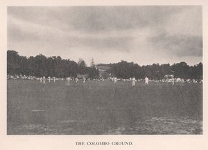Colombo krikettpálya, Ceylon, 1912. alkotó: Unbekannt