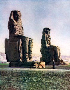 A memnoni kolosszusok, Théba, Egyiptom, 1933-1934 alkotó: Unbekannt