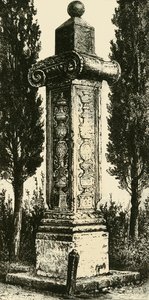 A franciák oszlopa, Ravenna, Gaston De Foix emlékére emelték, 1890. alkotó: Unbekannt