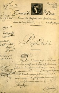 A konkordátum és szerves cikkek, 1802. április 5., 1921. alkotó: Unbekannt