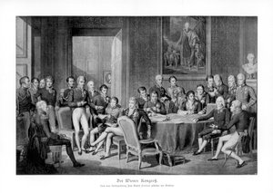 Bécsi Kongresszus, 1814-1815 1900 alkotó: Unbekannt