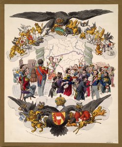 A bécsi karikatúra kongresszusa, 1815 alkotó: Unbekannt
