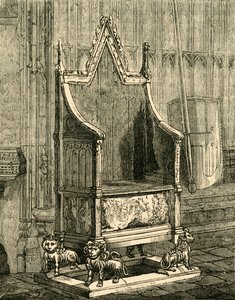 A koronázási szék, 1881. alkotó: Unbekannt