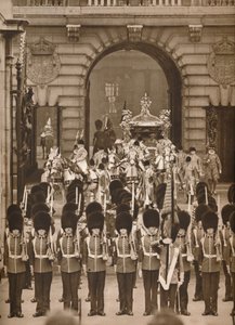 A koronázási körmenet az apátságba, 1937 alkotó: Unbekannt