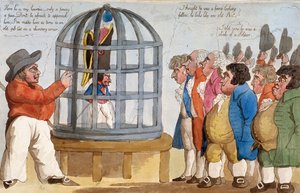 „A korzikai Bajazet Londonban”, 1803 alkotó: Unbekannt