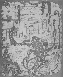 A Cottoniana vagy angolszász térkép MS Tib. BV, c995, 1903 alkotó: Unbekannt