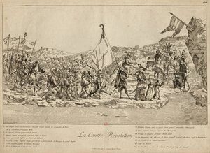 Az ellenforradalom, 1791. alkotó: Unbekannt