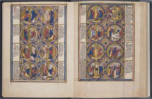 Az alkotás. Biblia moralisée Codex Vindobonensis 2554, 1250 körül alkotó: Unbekannt