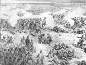 A krími háború, 1854-56: The Battle of Inkerman...1854, 1901. alkotó: Unbekannt