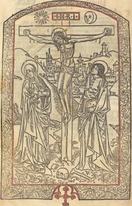 A keresztre feszítés, c. 1485. alkotó: Unbekannt