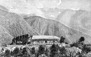 A Cussillani Hacienda, Yungas, Bolívia, 1895 alkotó: Unbekannt