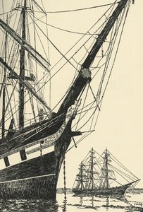 The Cutty Sark 1869, Falmouth Harbour, 1938 alkotó: Unbekannt