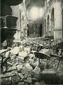 A Cambrai katedrálisban okozott kár, 1919. alkotó: Unbekannt