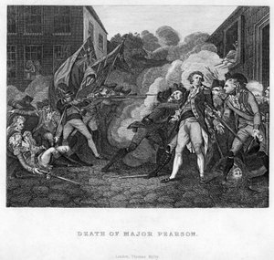 Pearson őrnagy halála, 1782-c1784 alkotó: Unbekannt