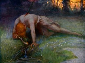 "Sigfried halála", 1906 alkotó: Unbekannt