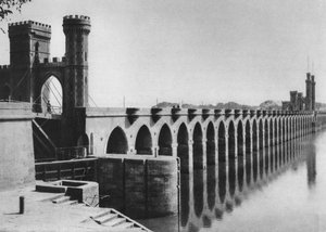 A Delta Barrage, Kairó, Egyiptom, 1920-as évek alkotó: Unbekannt
