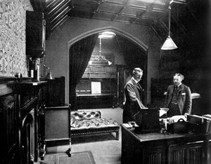 A helyettes Speaker iroda, House of Commons, Westminster, London, c1905 alkotó: Unbekannt
