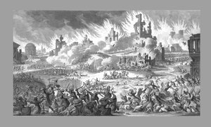 Jeruzsálem és a templom lerombolása, 1818. alkotó: Unbekannt