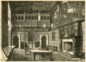 The Dining-Hall, Hatfield, 1898. alkotó: Unbekannt