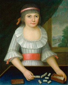 A Dominólány c. 1790. alkotó: Unbekannt