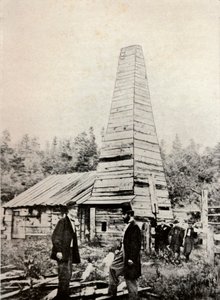 The Drake Well, Pennsylvania, Amerika, 1859 alkotó: Unbekannt