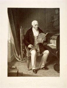 Wellington hercege küldeményeket olvas otthonában, az Apsley House-ban, Londonban, 1846 alkotó: Unbekannt