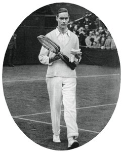 York hercege a férfi páros versenyzőjeként Wimbledonban, 1926, 1937 alkotó: Unbekannt