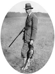 York hercege egy lövöldözős partin 1922-ben, 1937-ben alkotó: Unbekannt