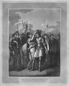Richmond grófja választott királyt a bosworthi csata után, 1838 alkotó: Unbekannt