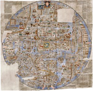 Az Ebstorf térkép c. 1300 alkotó: Unbekannt