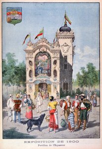 Az ecuadori pavilon az 1900-as egyetemes kiállításon, Párizs, 1900 alkotó: Unbekannt