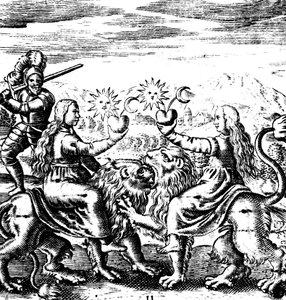Basil Valentine tizenegyedik kulcsa, a legendás 15. századi német szerzetes és alkimista, 1651 alkotó: Unbekannt