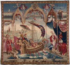 A vitorlás császár, A kínai császár története, Beauvais, 171622. alkotó: Unbekannt