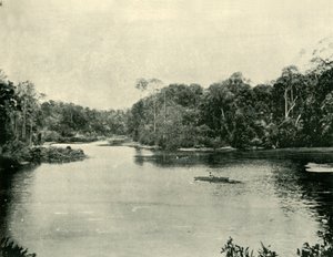 Az Ennoggera-víztározó, 1901. alkotó: Unbekannt