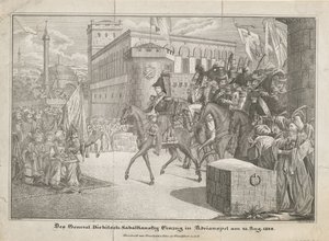 Ivan Ivanovics Diebitsch-Zabalkansky gráf belépése Adrianopolyba, 1829 alkotó: Unbekannt
