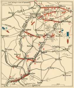 A nagy visszavonulás első szakasza...1914, c1920. alkotó: Unbekannt