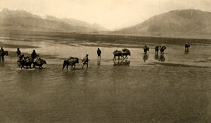 A Mount Everest első képe, c1918-c1939. alkotó: Unbekannt