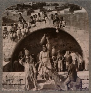 A Szűz kútja, Názáret, 1900 körül alkotó: Unbekannt