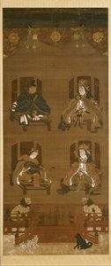 A Koyasan templomkomplexum négy istensége, 14. század vége. alkotó: Unbekannt