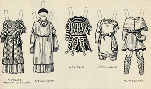 A történelmi jelmezek galériája: I. Richárd idejében viselt ruhák, 1934 alkotó: Unbekannt