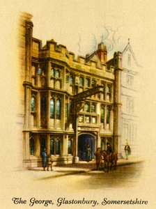 The George, Glastonbury, Somersetshire, Sussex, 1936. alkotó: Unbekannt